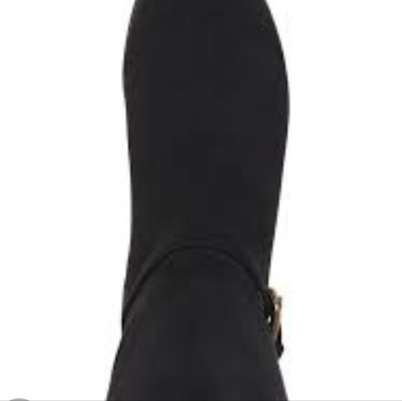 Style & Co Kimmball Over-the-Knee Boots Black Micro -8 - Picture 3 of 5